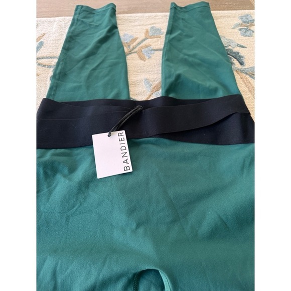 Le Ore Crossover Leggings High Waist Yoga Pants Athletic Green Size XS - Picture 9 of 13